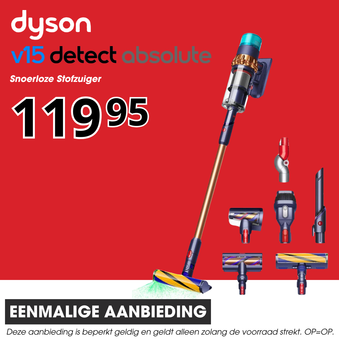 Dyson V15 Detect Absolute Snoerloze Stofzuiger